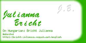 julianna bricht business card